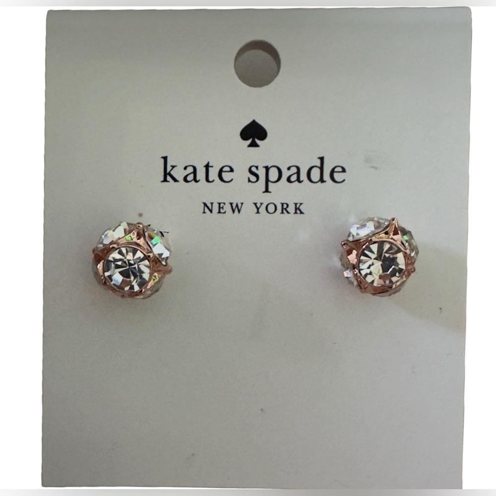 Kate Spade Stud Earrings Rose Gold
